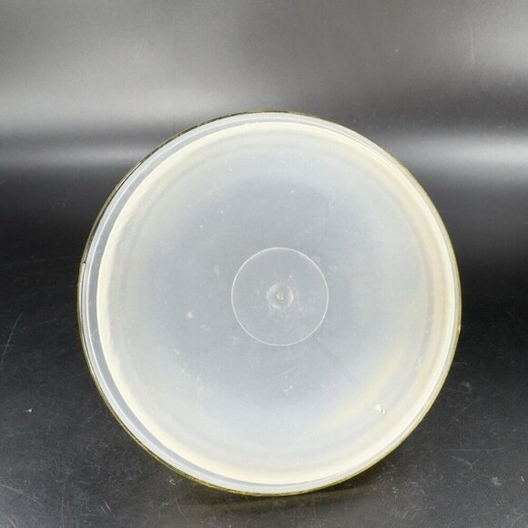 Vintage Indiana Glass Amber Yellow Glass Apothecary Jar Canister With Lid VTG - Picture 7 of 13